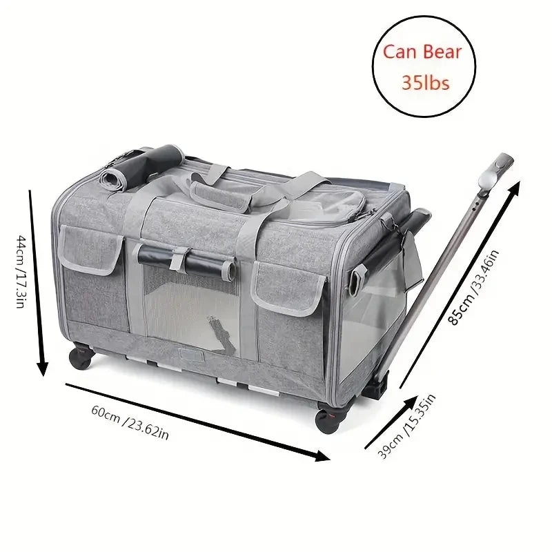 RollAway Luxury Pet Travel Trolley