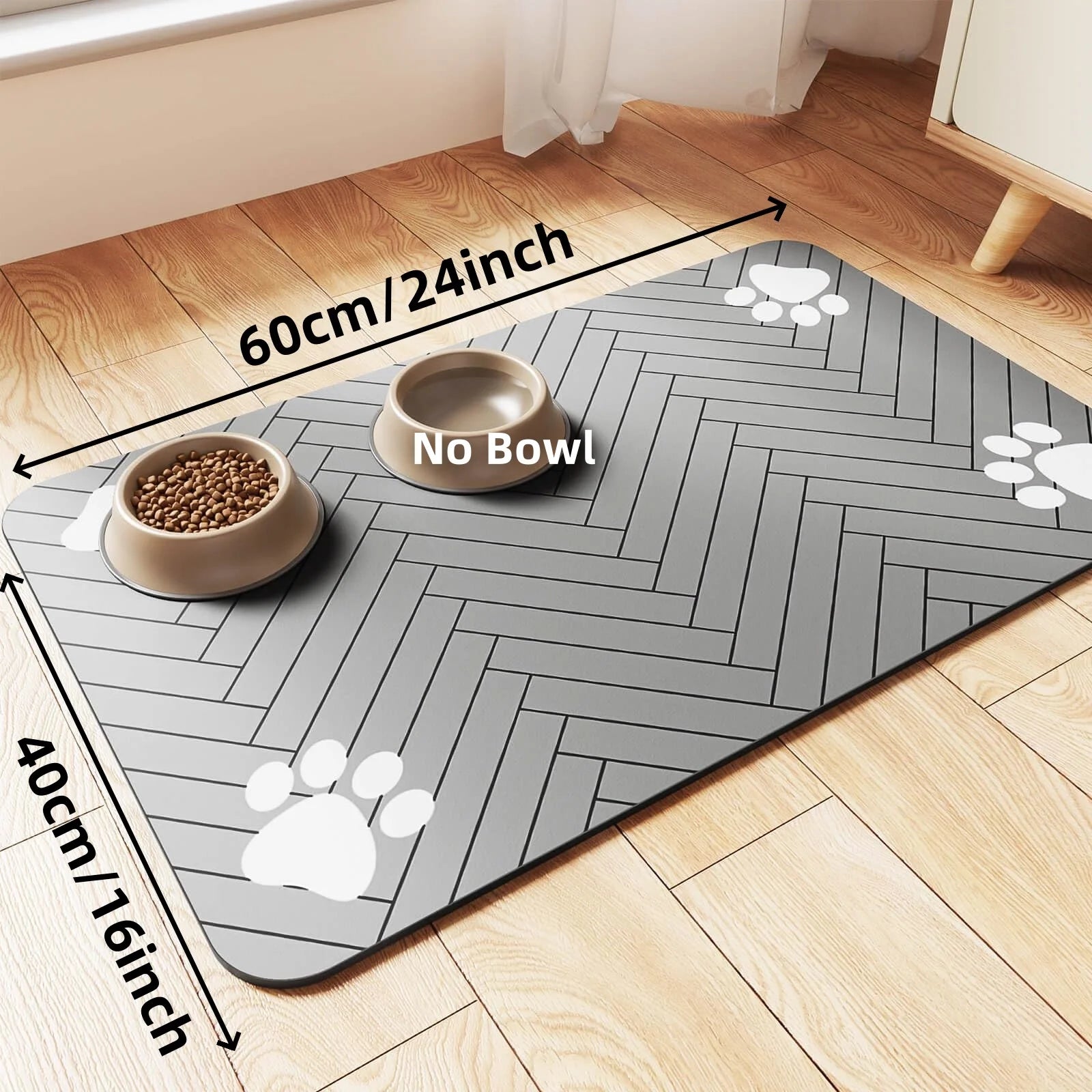 CleanPaws Anti-Slip Pet Feeding Mat