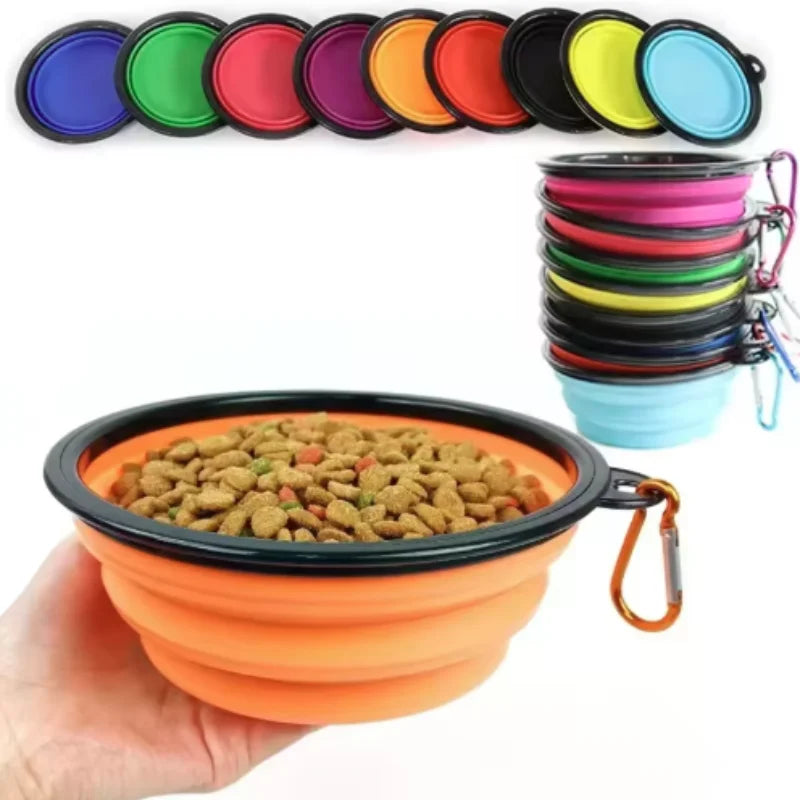 Portable Collapsible Pet Travel Bowl