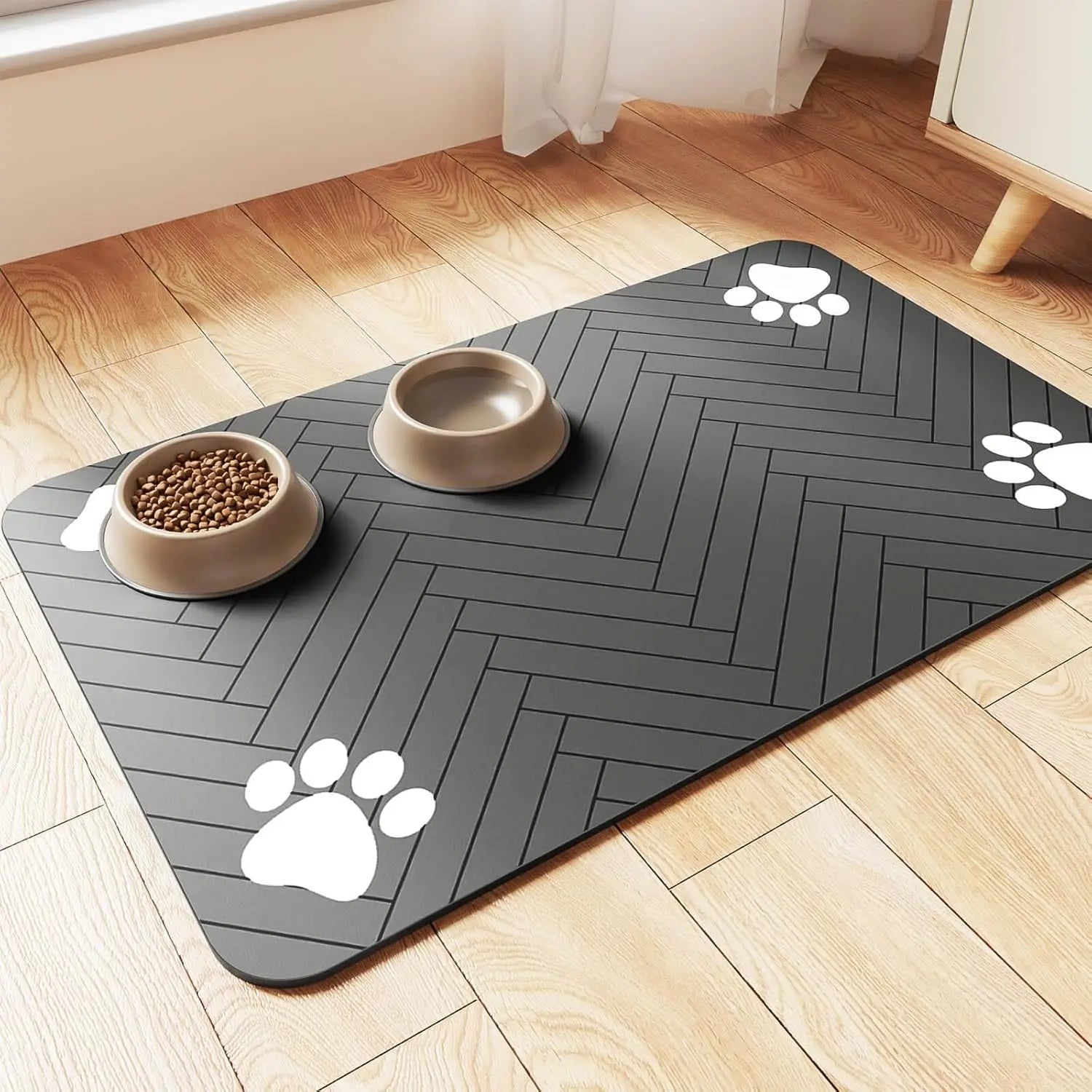 CleanPaws Anti-Slip Pet Feeding Mat
